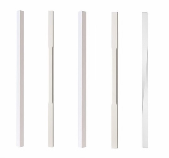 White Primed Spindles